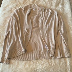 Cream colored cardigan